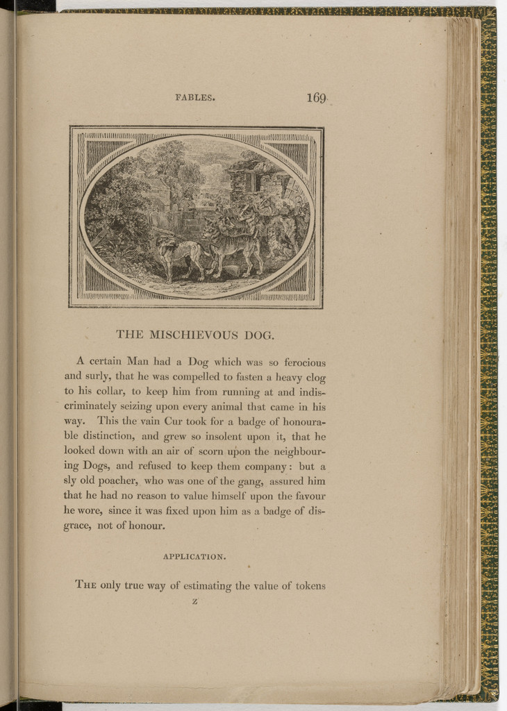 Headpiece (page 169) from The Fables of Aesop