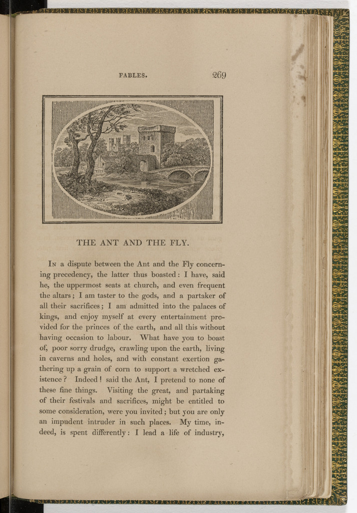 Headpiece (page 269) from The Fables of Aesop