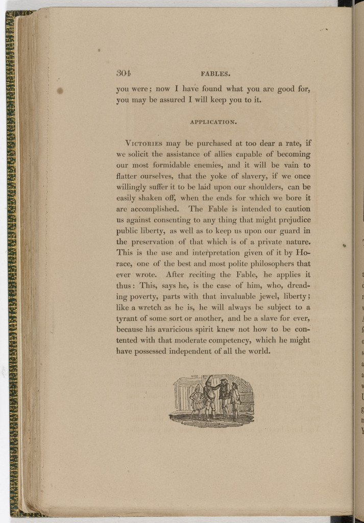 Tailpiece (page 304) from The Fables of Aesop