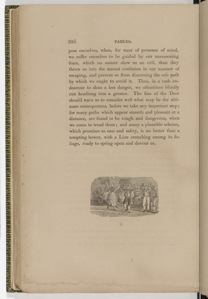 Tailpiece (page 316) from The Fables of Aesop