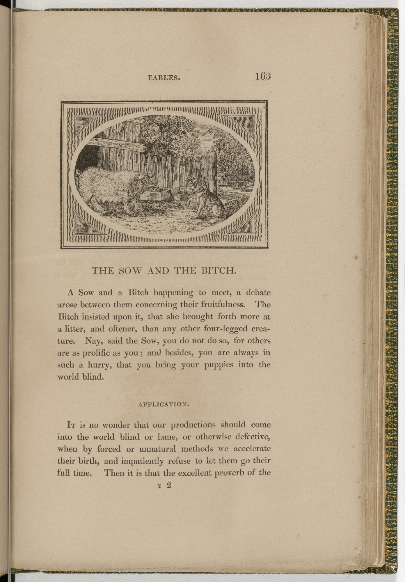 Thomas Bewick. Headpiece (page 163) from The Fables of Aesop