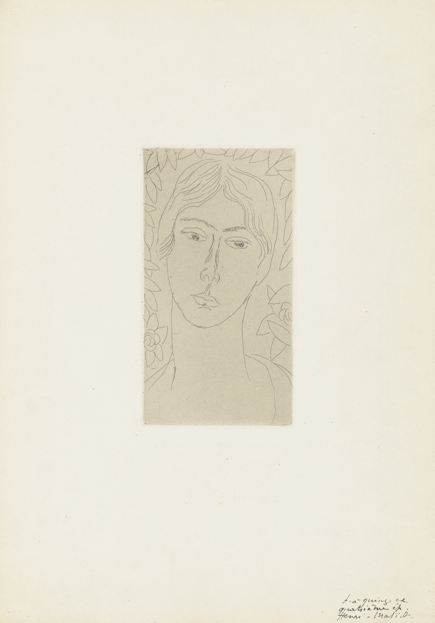 Henri Matisse. Mlle Landsberg (Grande Planche)