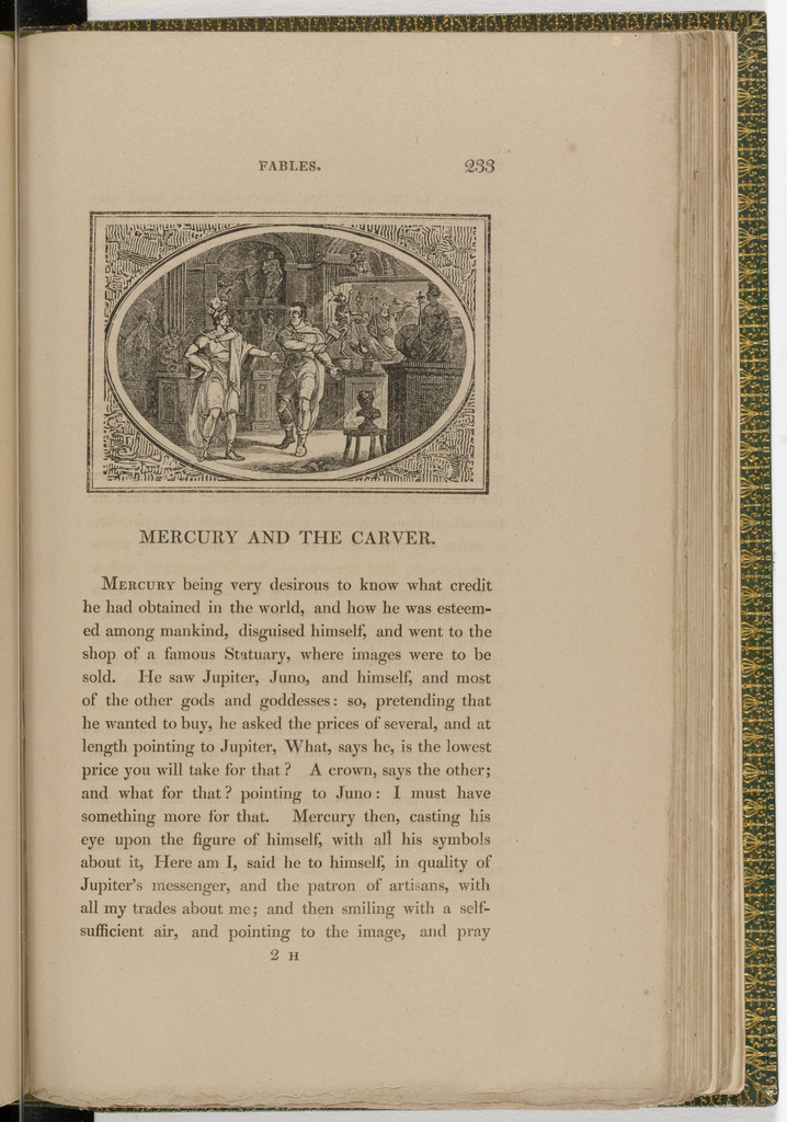 Headpiece (page 233) from The Fables of Aesop