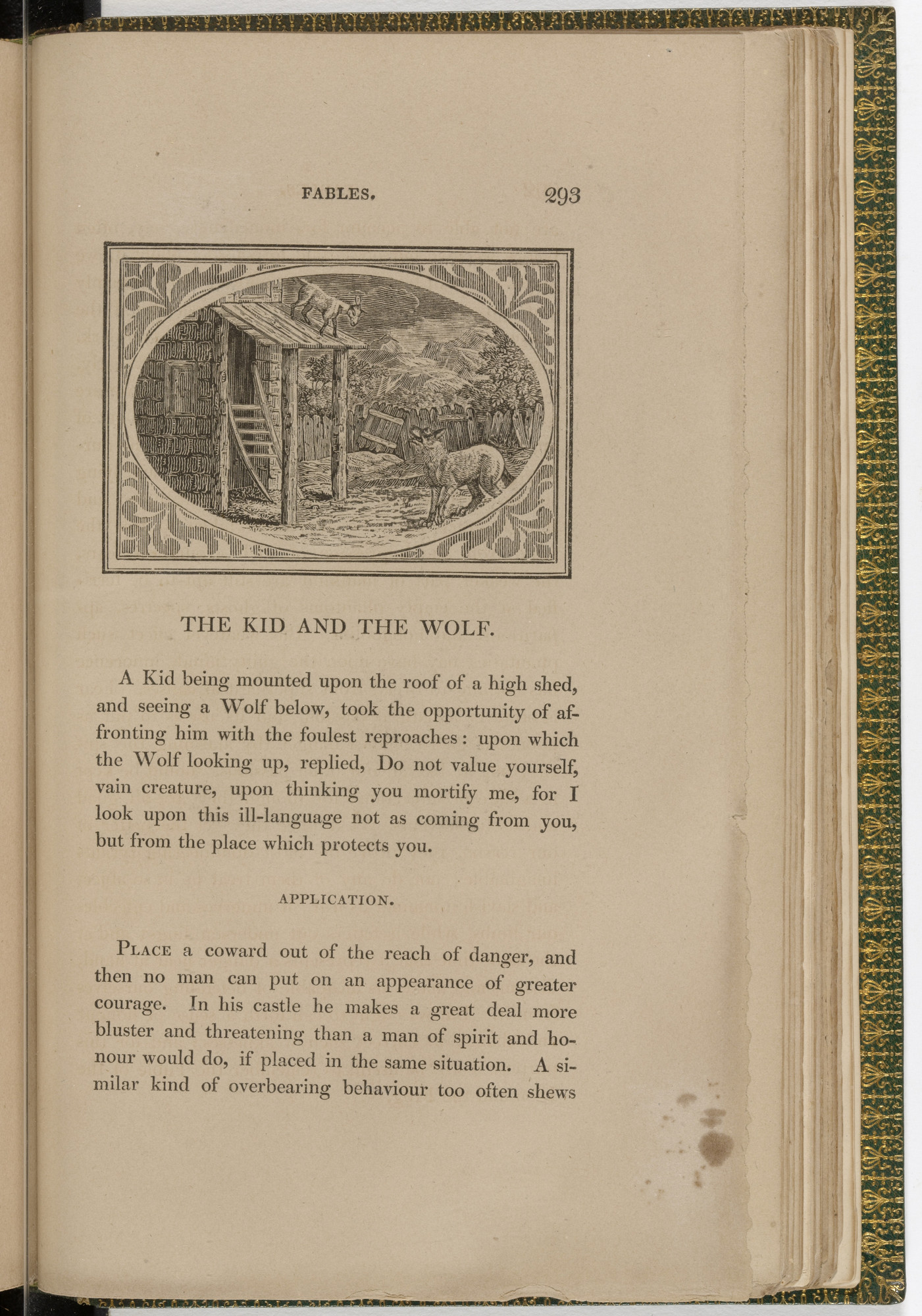 Thomas Bewick. Headpiece (page 293) from The Fables of Aesop