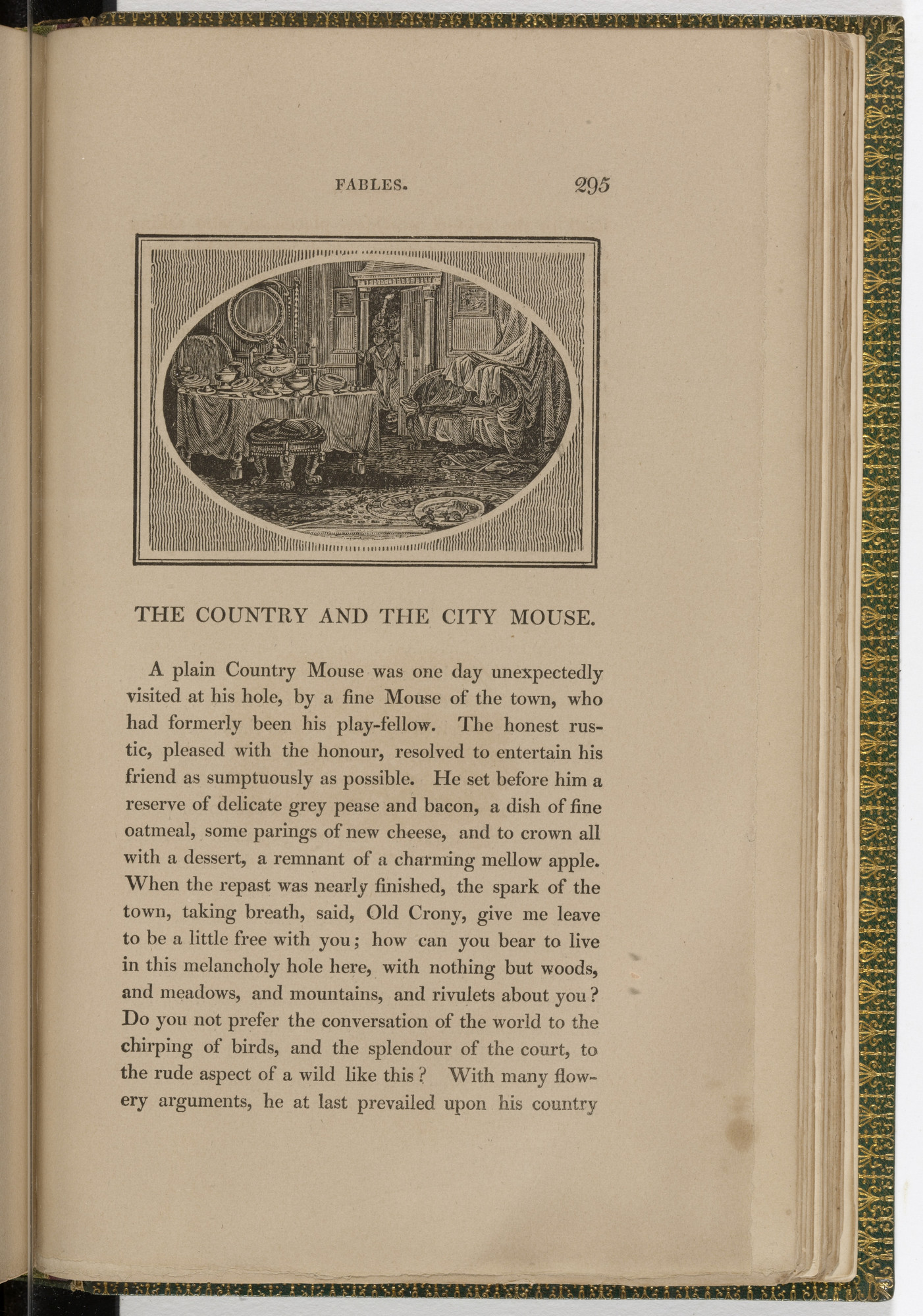 Thomas Bewick. Headpiece (page 295) from The Fables of Aesop