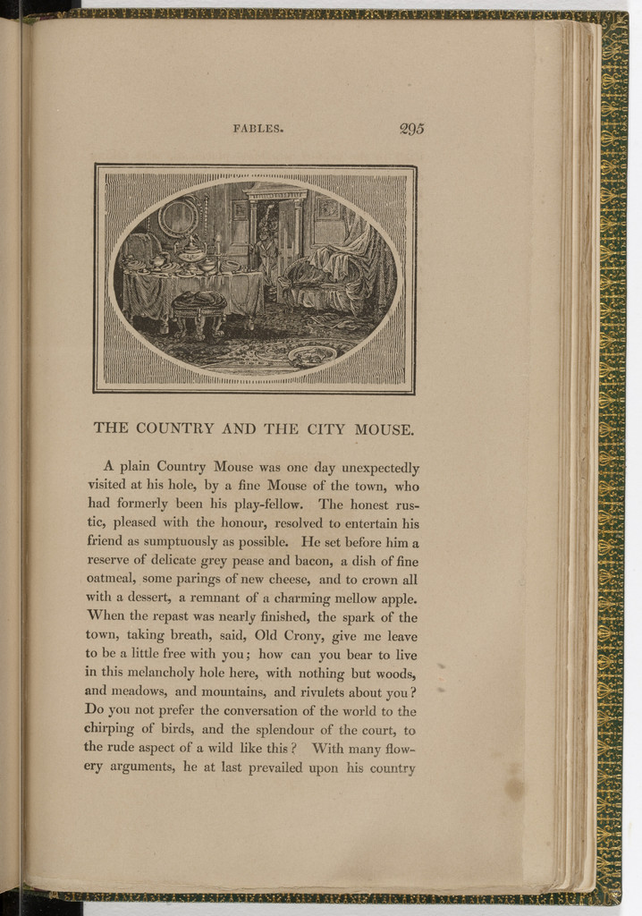 Headpiece (page 295) from The Fables of Aesop