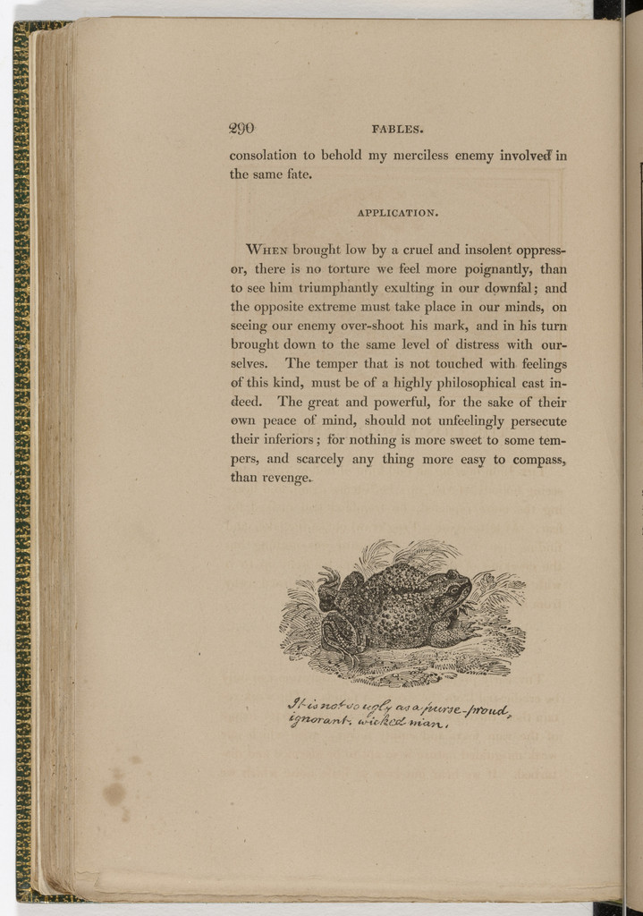 Tailpiece (page 290) from The Fables of Aesop