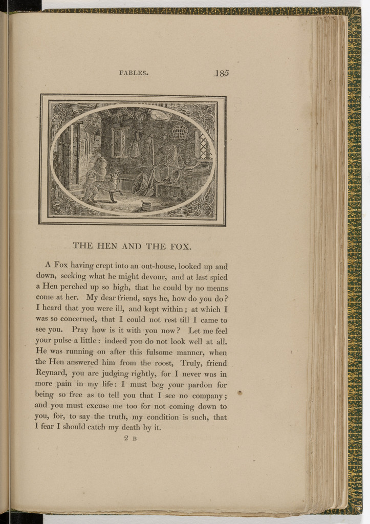 Headpiece (page 185) from The Fables of Aesop