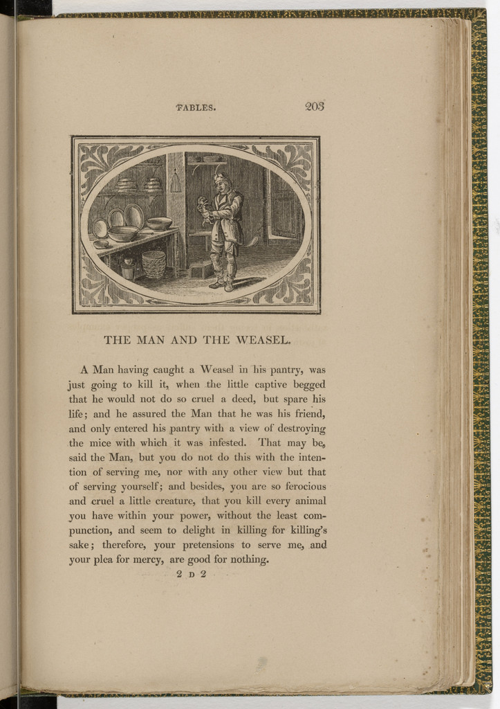 Headpiece (page 203) from The Fables of Aesop