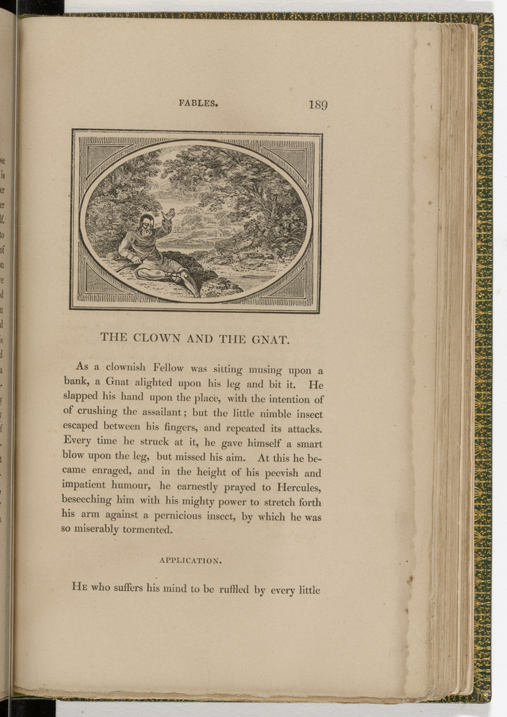 Headpiece (page 189) from The Fables of Aesop