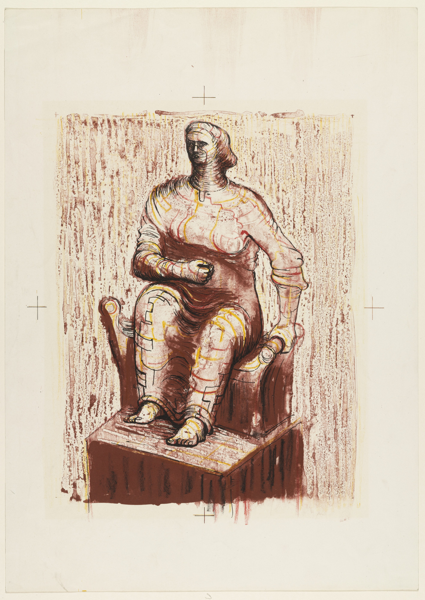Henry Moore. Seated Figure