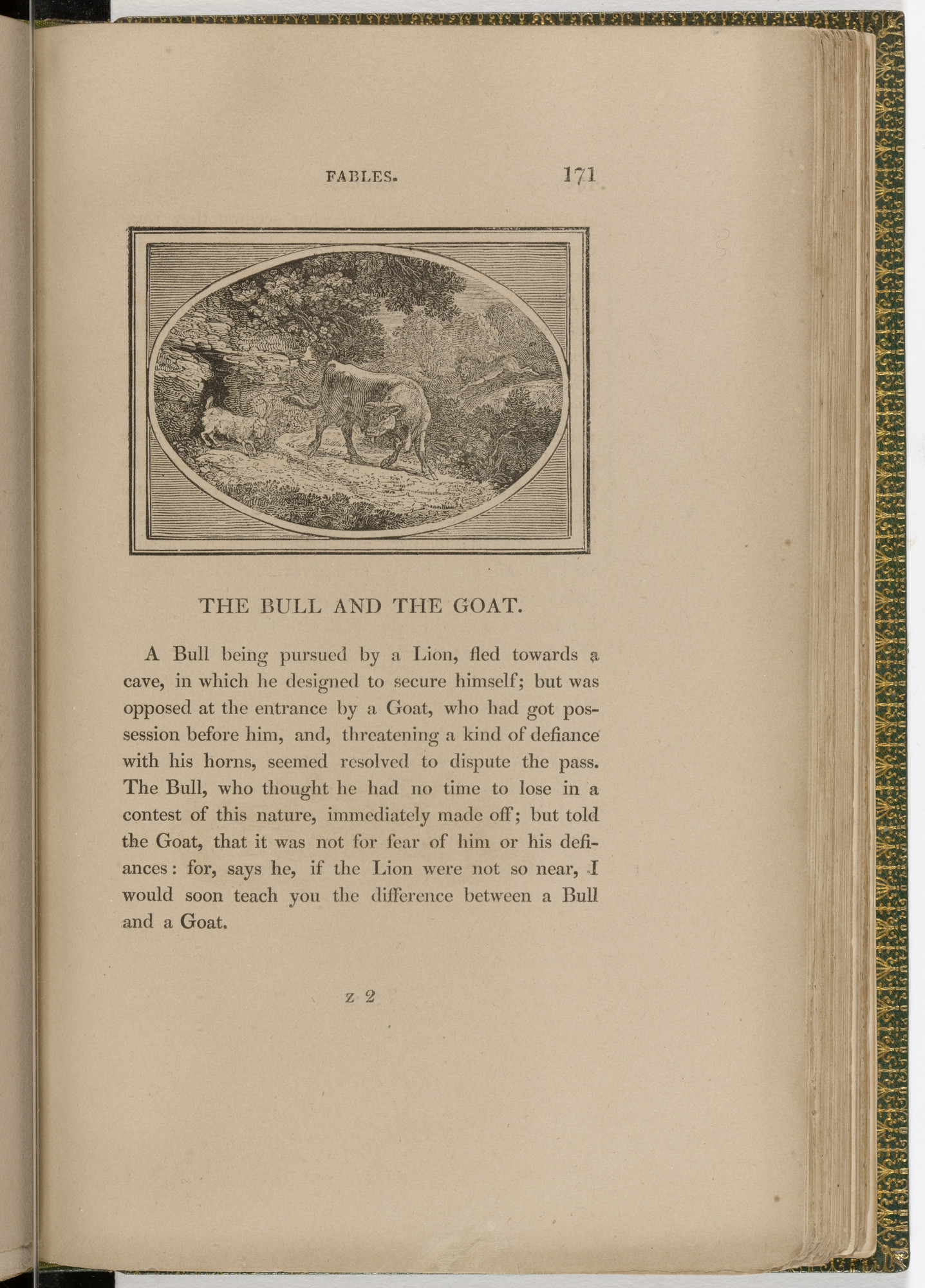 Thomas Bewick. Headpiece (page 171) from The Fables of Aesop