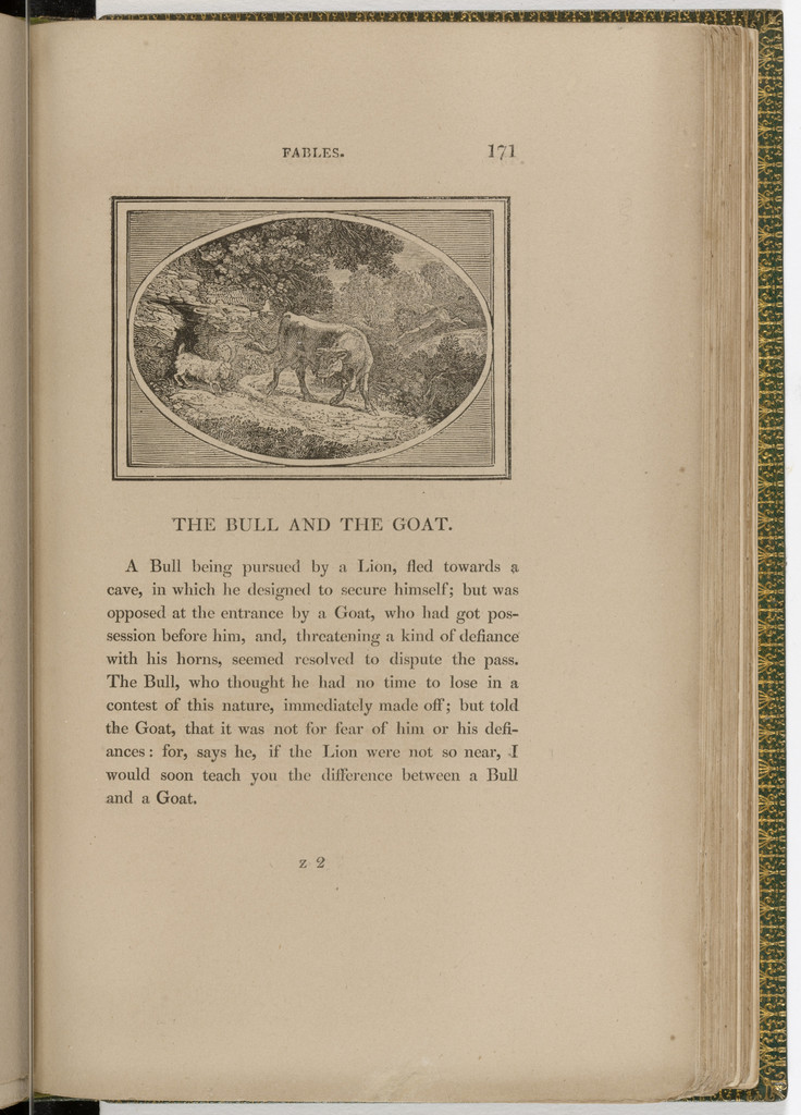 Headpiece (page 171) from The Fables of Aesop