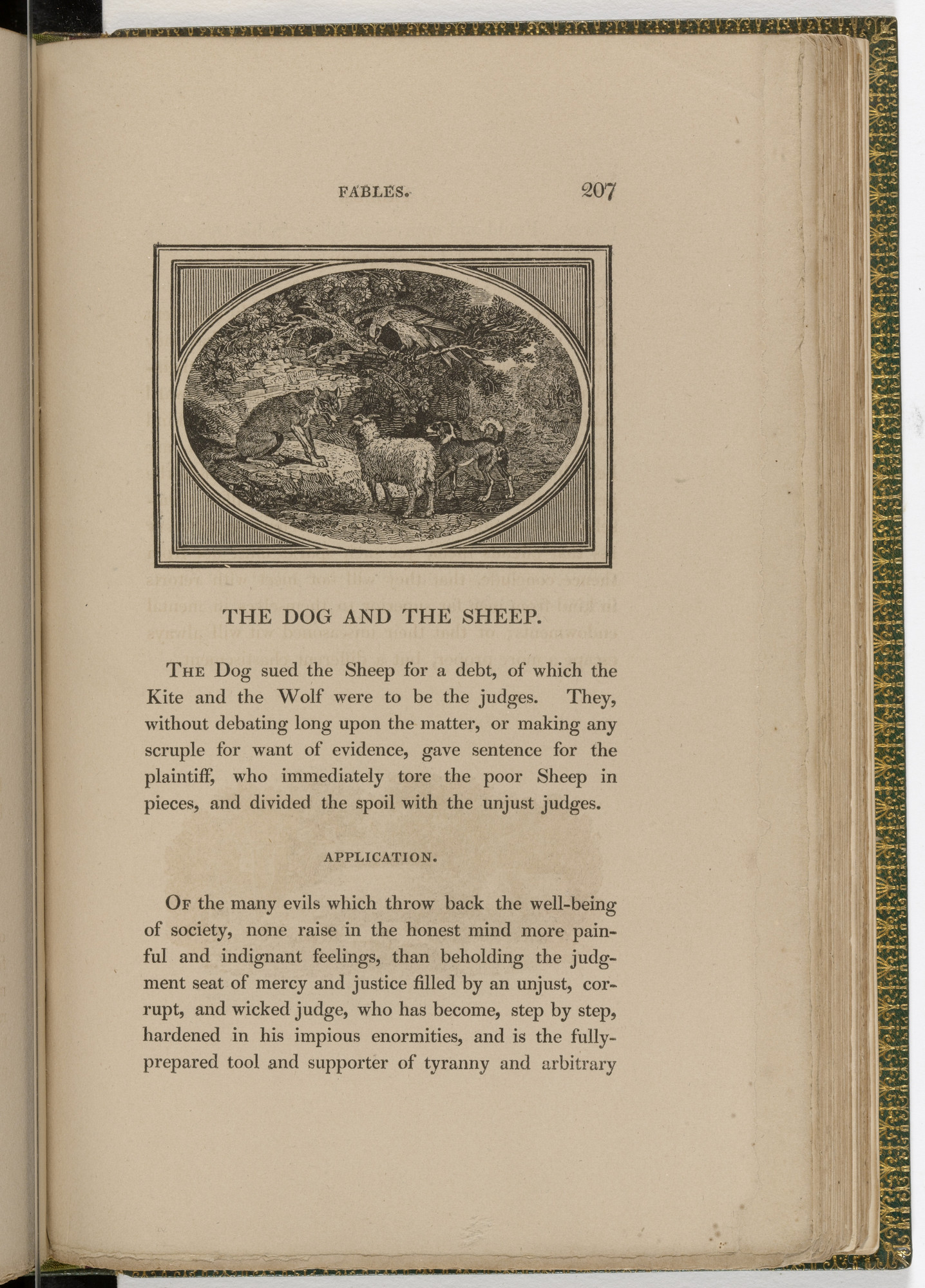 Thomas Bewick. Headpiece (page 207) from The Fables of Aesop