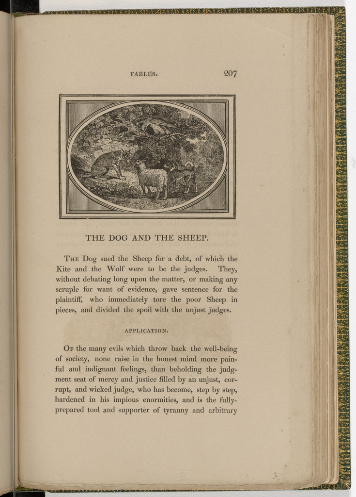 Headpiece (page 207) from The Fables of Aesop