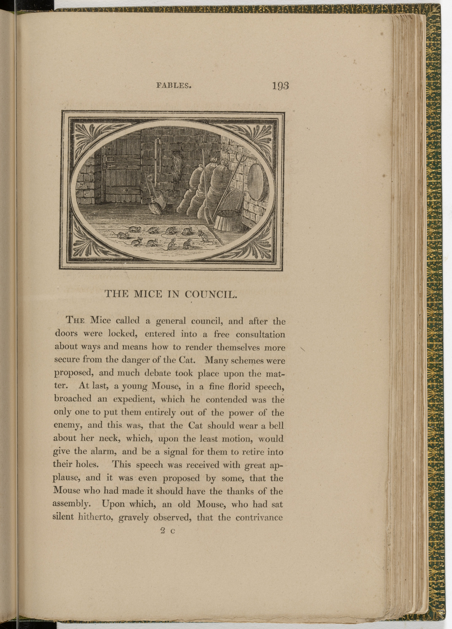 Thomas Bewick. Headpiece (page 193) from The Fables of Aesop