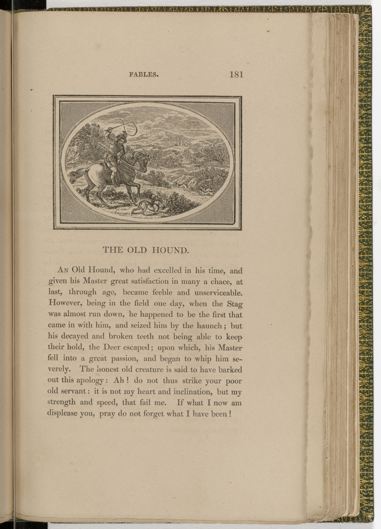 Thomas Bewick. Headpiece (page 181) from The Fables of Aesop