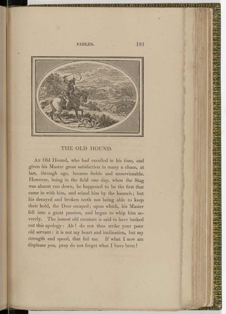 Headpiece (page 181) from The Fables of Aesop