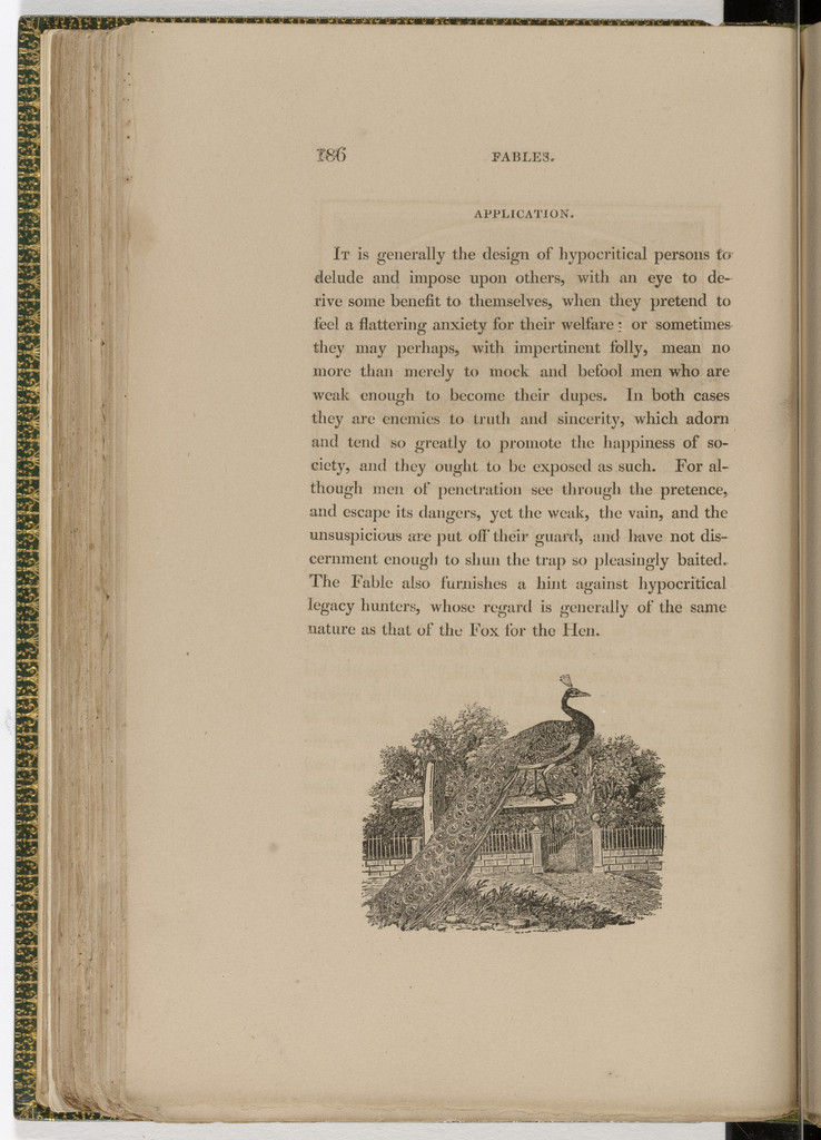 Tailpiece (page 186) from The Fables of Aesop