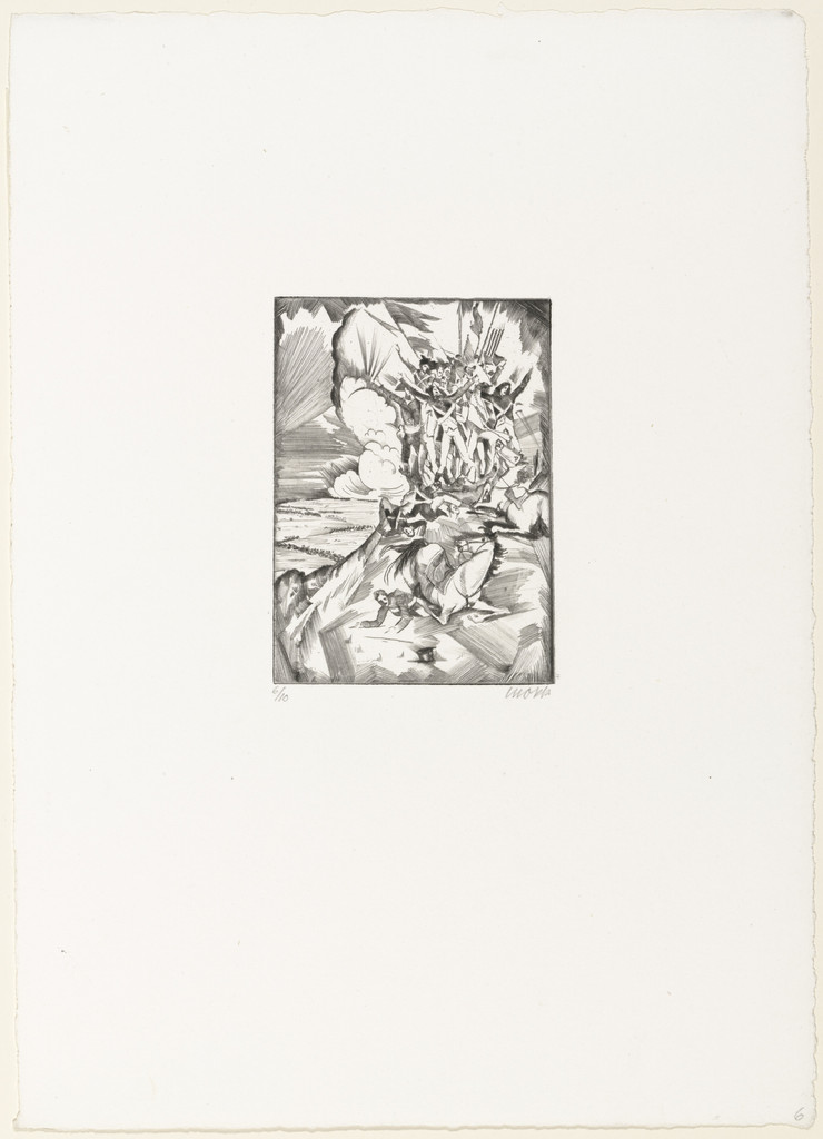 Battle at Valmy (Schlacht von Valmy) from the portfolio Das Buch Le Grand