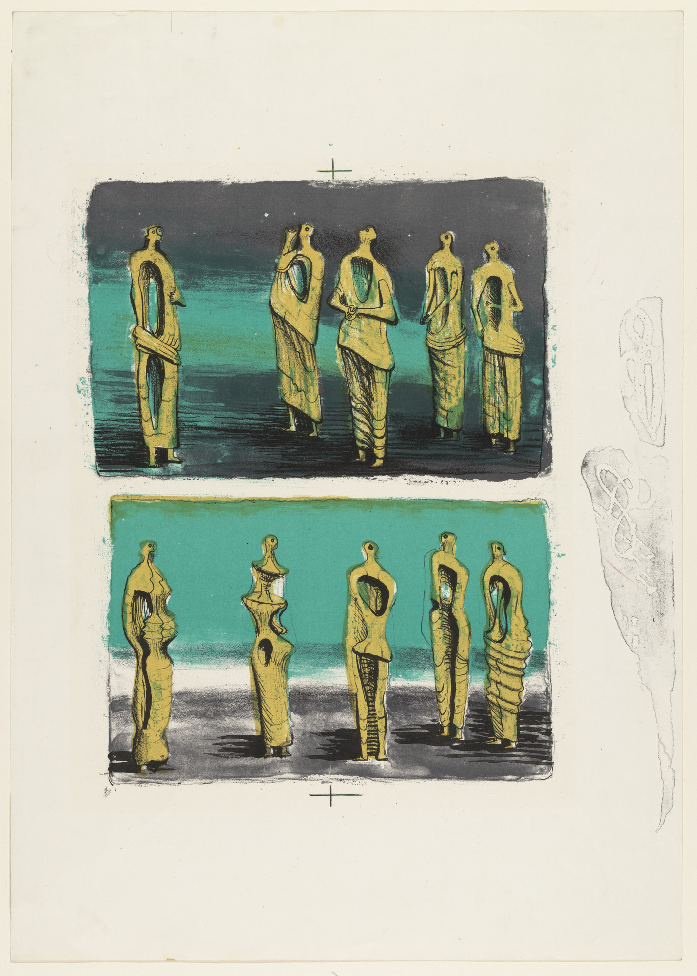 Henry Moore. Standing Figures