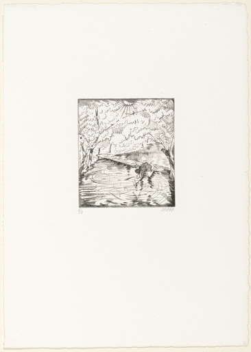 Auf der Brücke von Lodi (On the Bridge in Lodi) from the portfolio Das Buch Le Grand