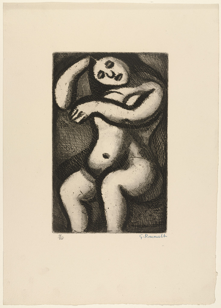 Seated Nude from Réincarnations du Père Ubu