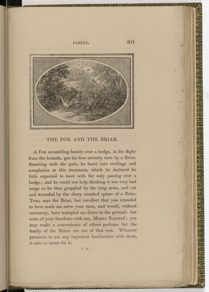 Headpiece (page 201) from The Fables of Aesop