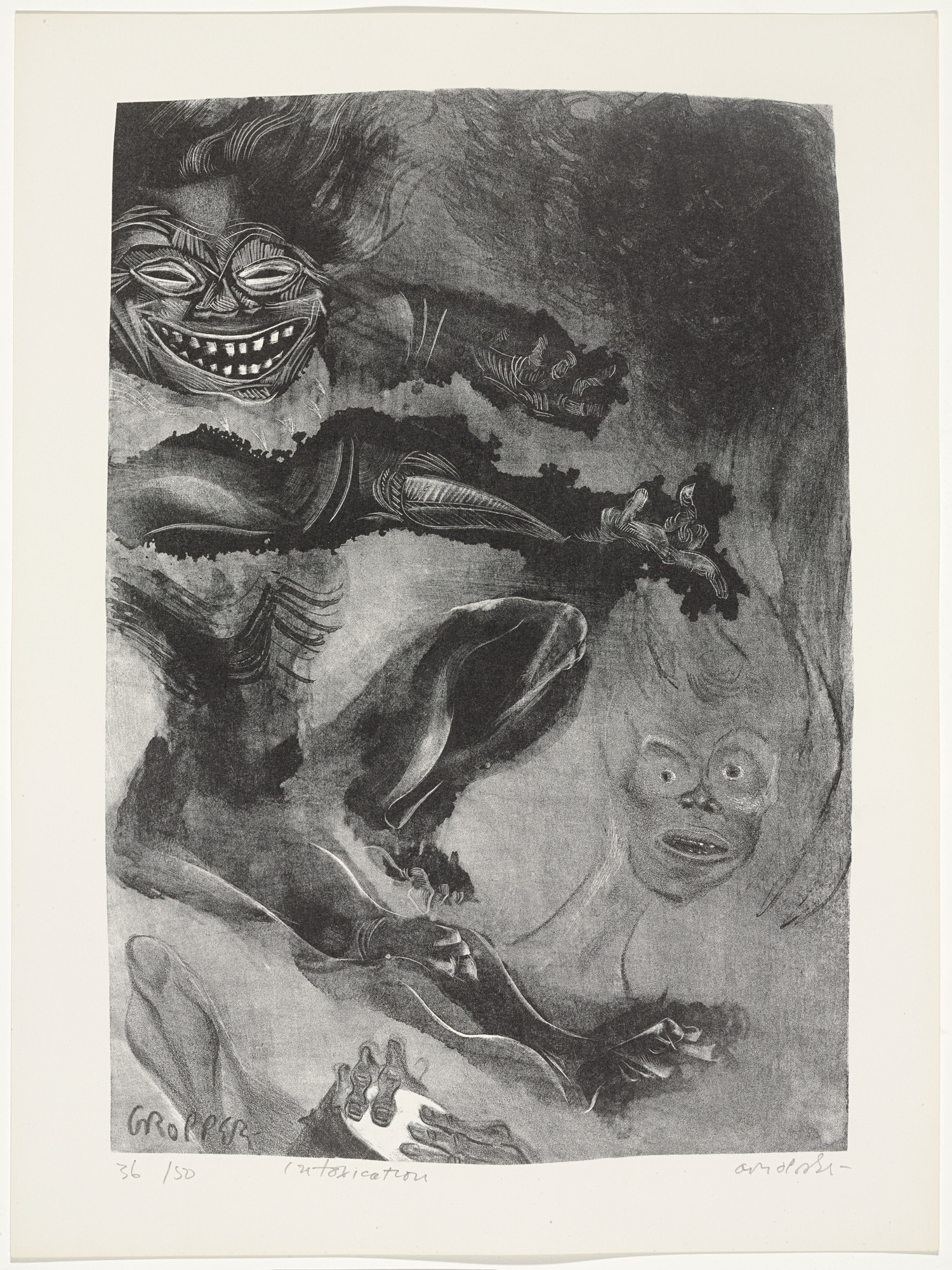 William Gropper. Intoxication from Capriccios
