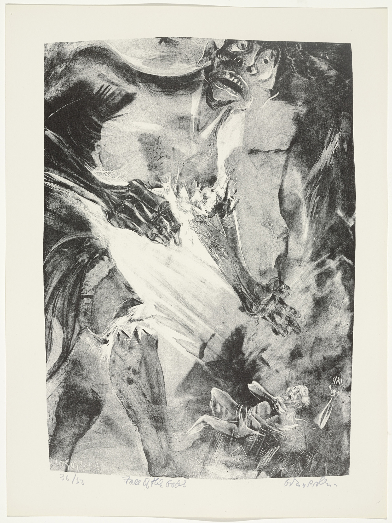 William Gropper. Fall of the Gods from Capriccios