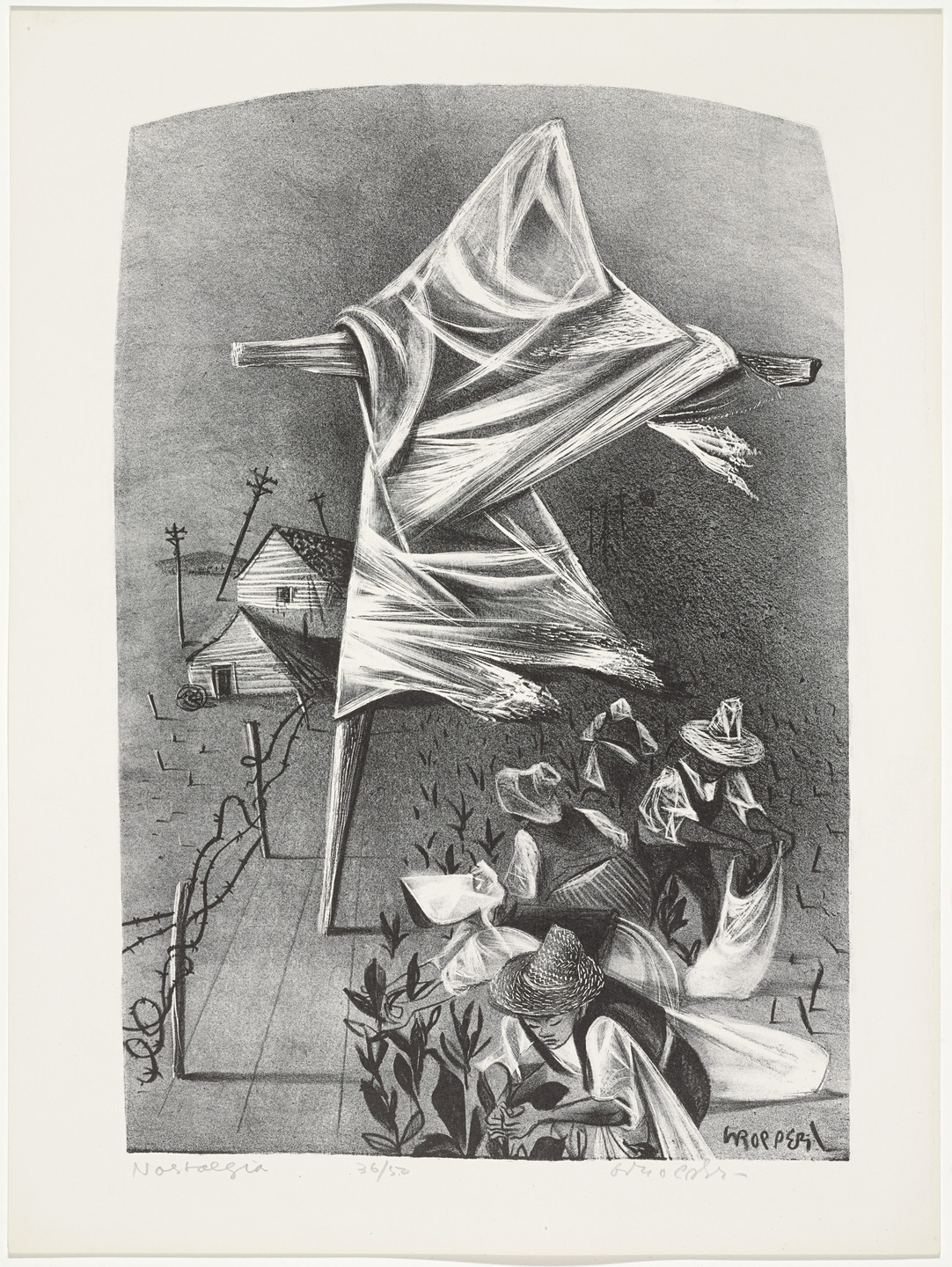William Gropper. Nostalgia from Capriccios. 1953–57