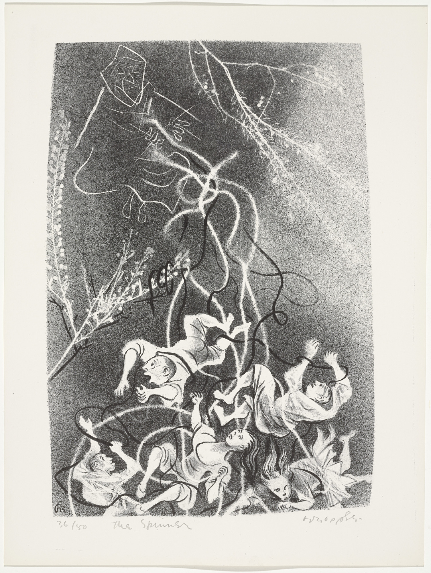 William Gropper. The Spinster from Capriccios