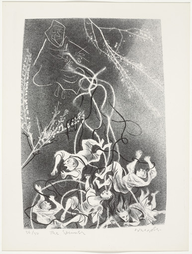 William Gropper. The Spinster from Capriccios. 1953–57