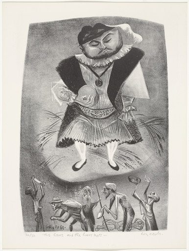 William Gropper. The Have and the Have Nots from Capriccios. 1953–57