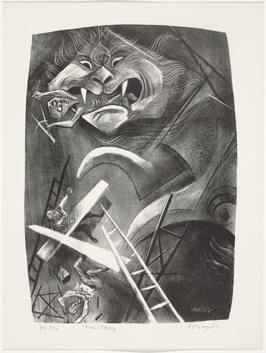 William Gropper. Fantasy from Capriccios. 1953–57