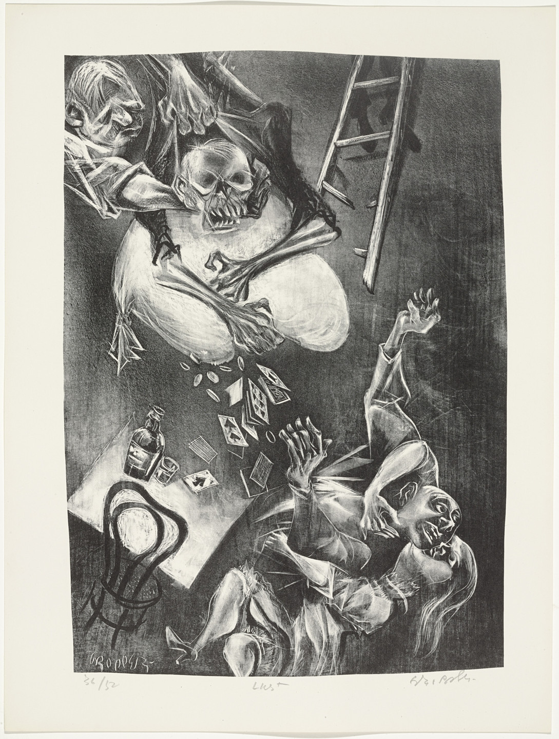 William Gropper. Lust from Capriccios. 1953–57