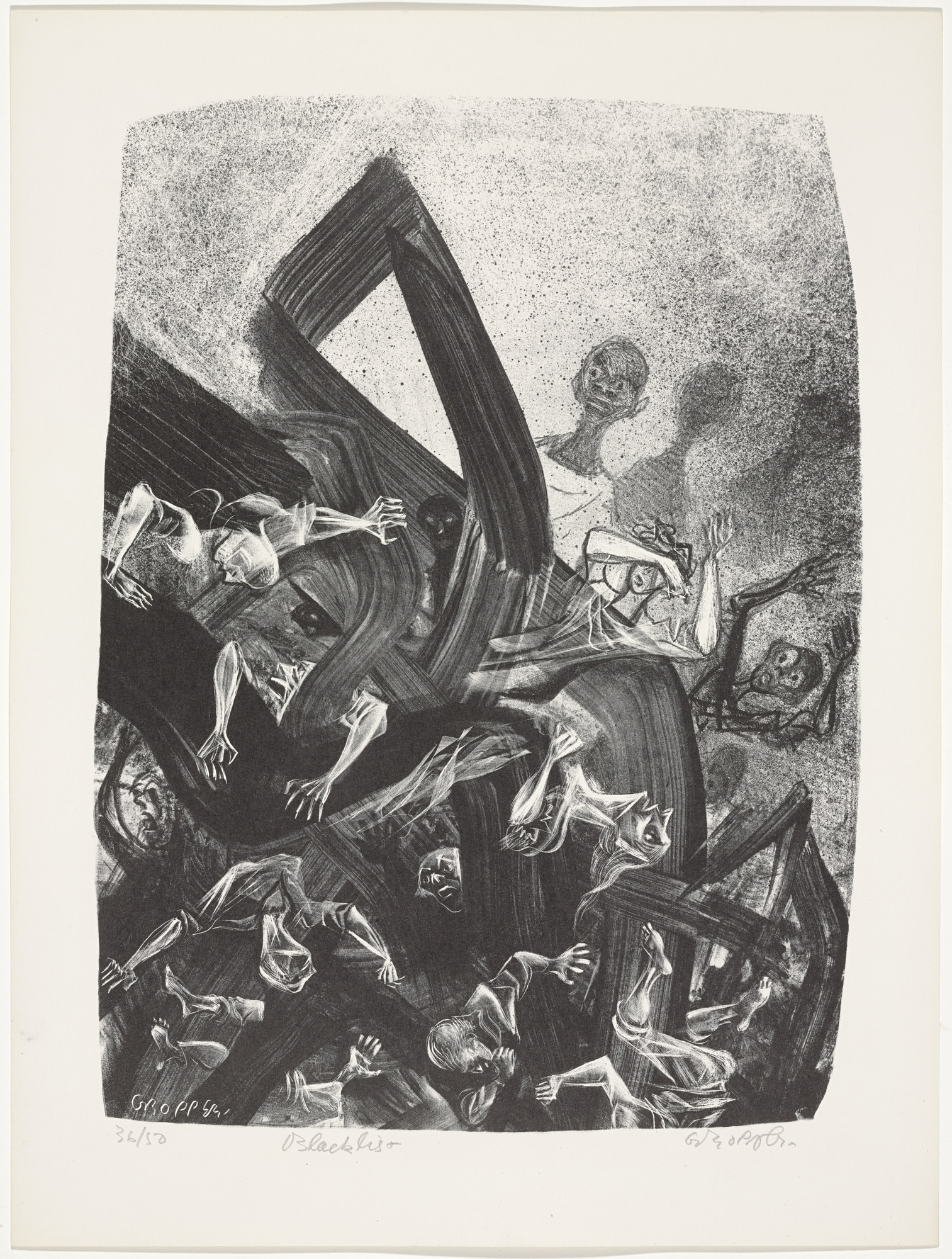 William Gropper. Blacklist from Capriccios