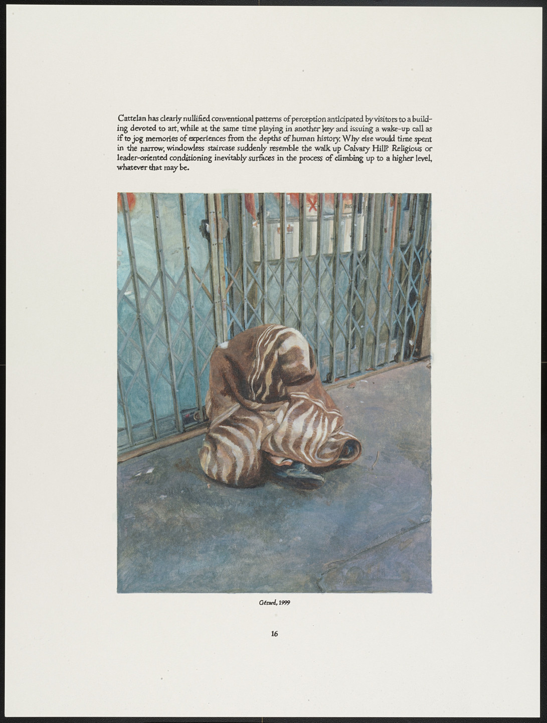 Maurizio Cattelan. Untitled from DIE/DIE MORE/DIE BETTER/DIE AGAIN. 2008