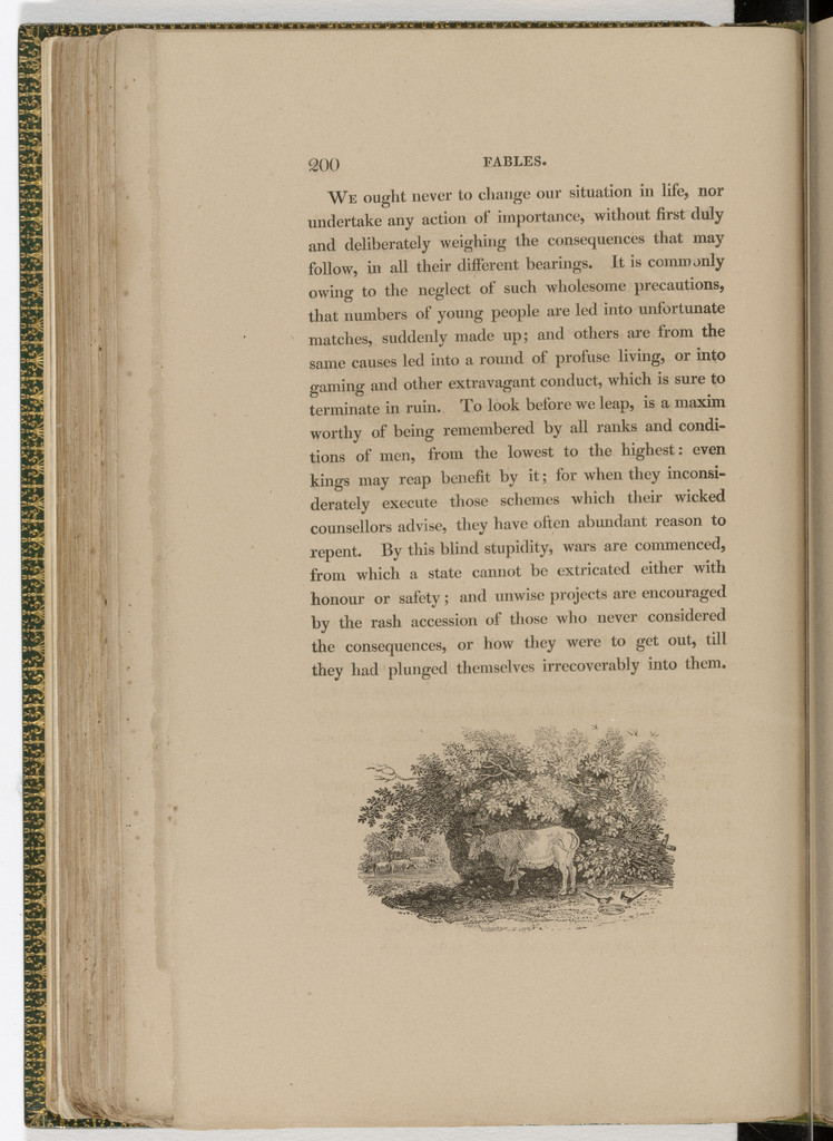 Tailpiece (page 200) from The Fables of Aesop