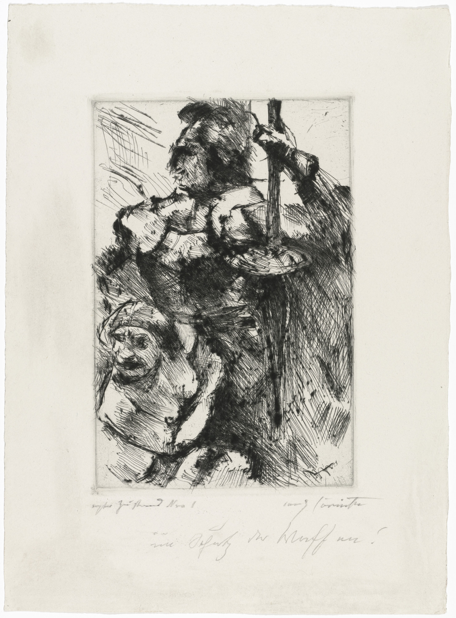 Lovis Corinth. Protected by Weapons