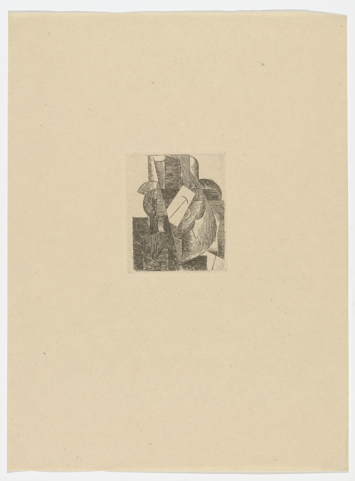Pablo Picasso. Duplicate of Man with a Hat from Du Cubisme (On Cubism)