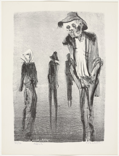 William Gropper. Alone from Capriccios. 1953–57