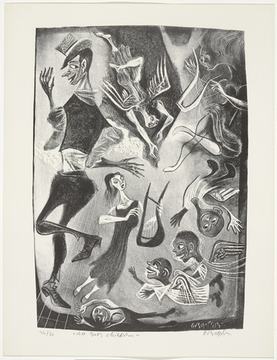 William Gropper. All God's Children from Capriccios. 1953–57