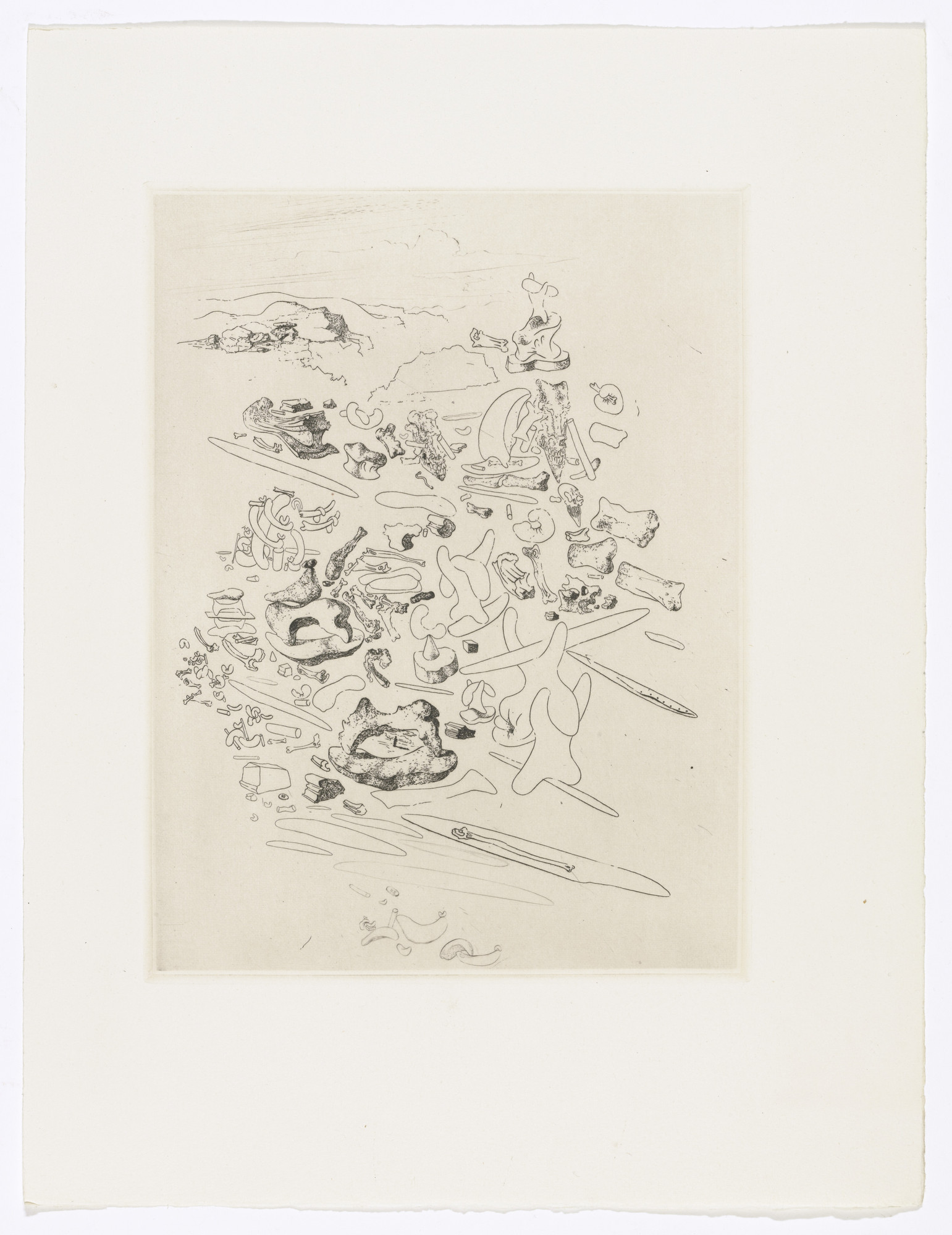 Salvador Dalí. Plate (facing page 28) from Les Chants de Maldoror (The Songs of Maldoror)