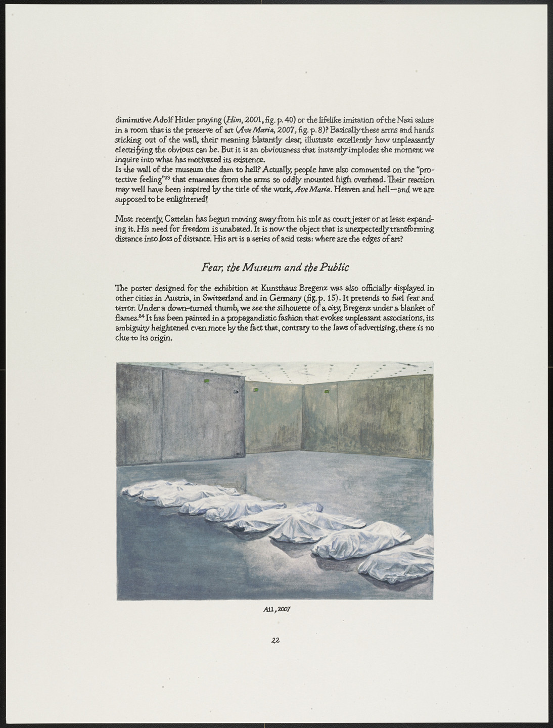 Maurizio Cattelan. Untitled from DIE/DIE MORE/DIE BETTER/DIE AGAIN. 2008