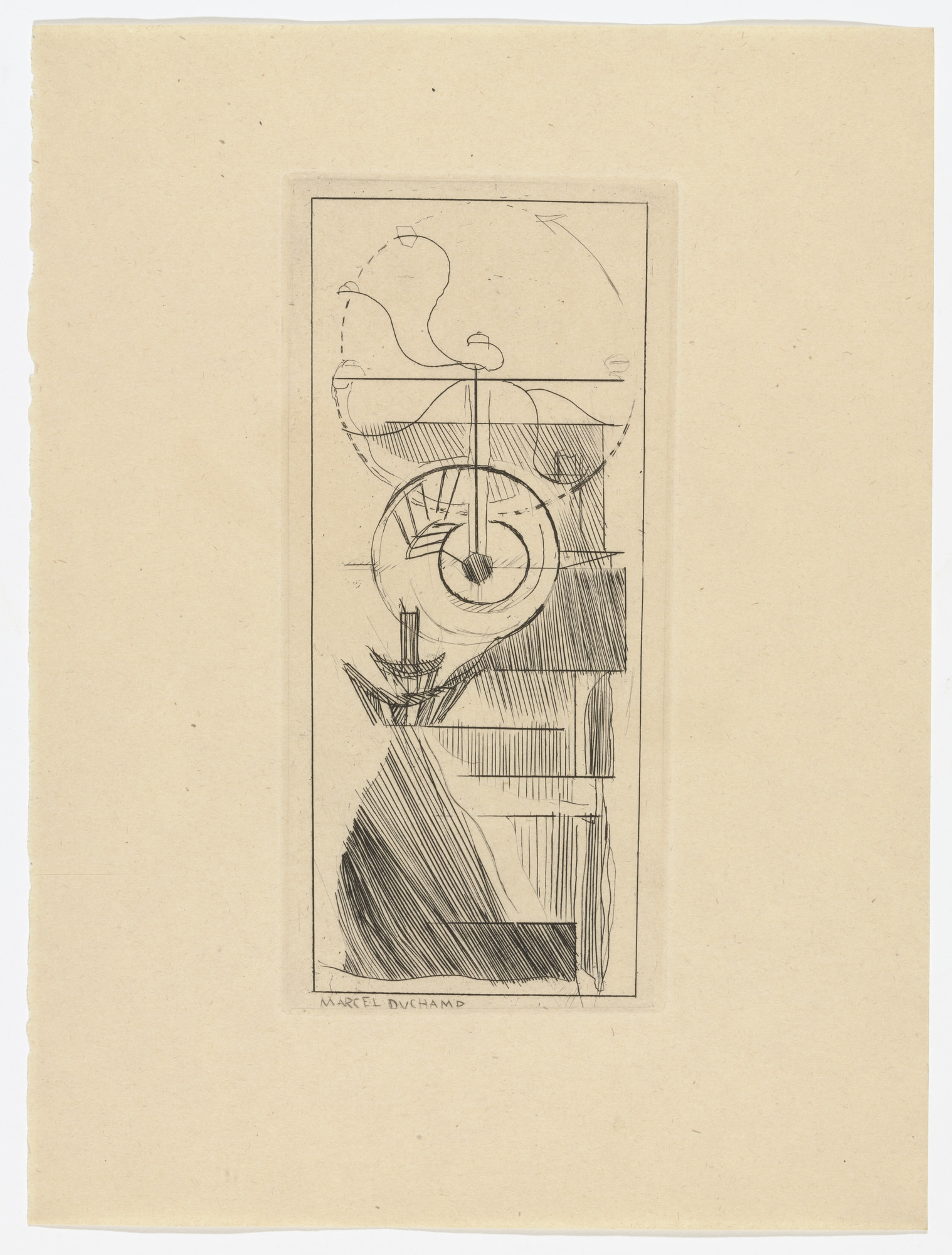Marcel Duchamp. Duplicate of Coffee Mill from Du Cubisme (On