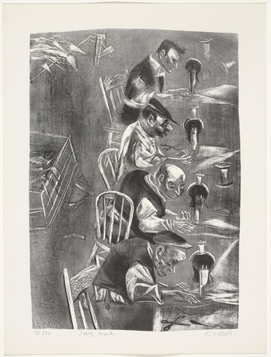 William Gropper. Piece Work from Capriccios. 1953–57