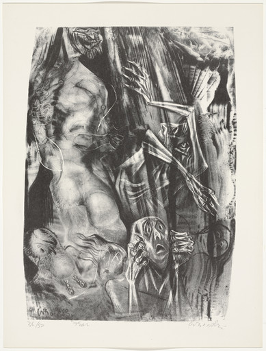 William Gropper. Fear from Capriccios. 1953–57