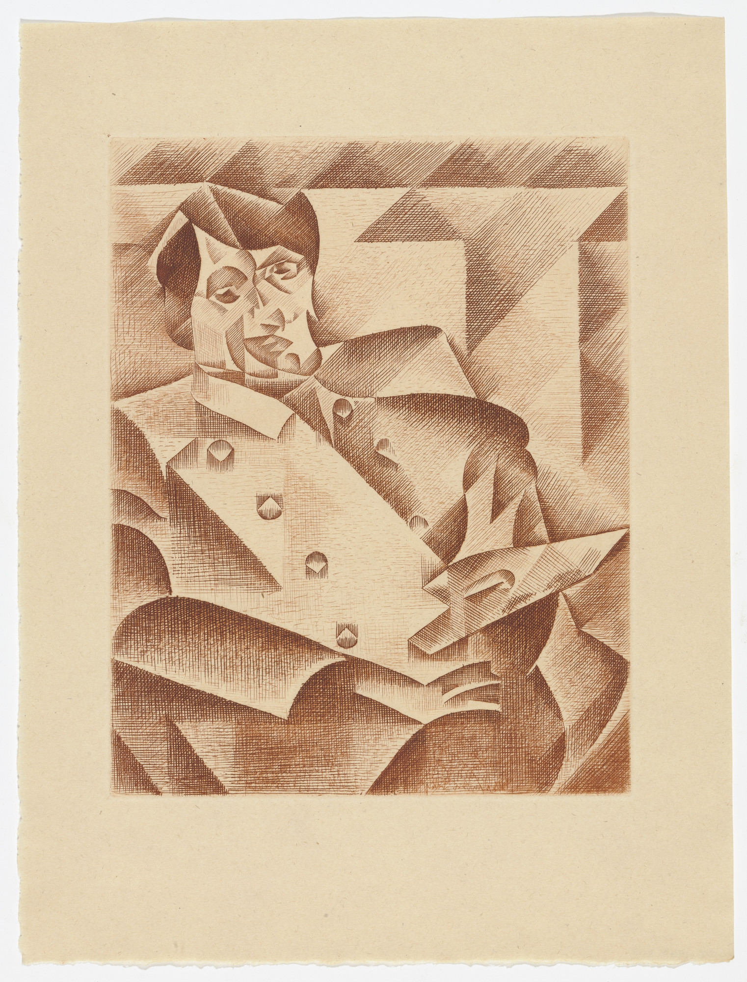 Juan Gris. Variant of plate from Du Cubisme (On Cubism)