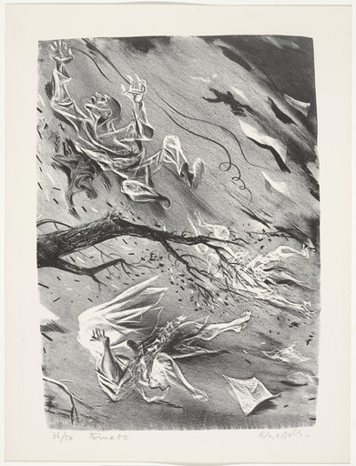 William Gropper. Tornado from Capriccios. 1953–57